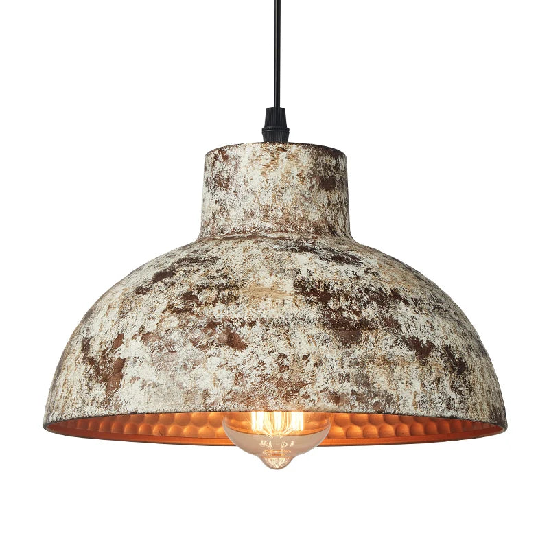 Decorbites™ Industrielle Hängelampe Weiß Vintage-Kronleuchter für Küche und Esszimmer