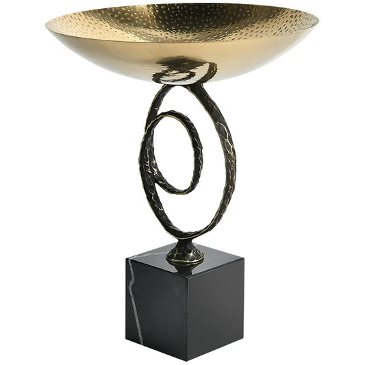 Decorbites™ Gold-Metal-Obstschale für modernes Luxus-Home-Dekor