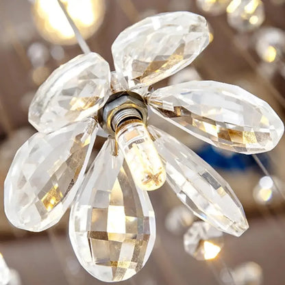 Decorbites™ Kristall-Hängeluster Innenleuchte für Treppenhaus-Zimmer-Dekoration
