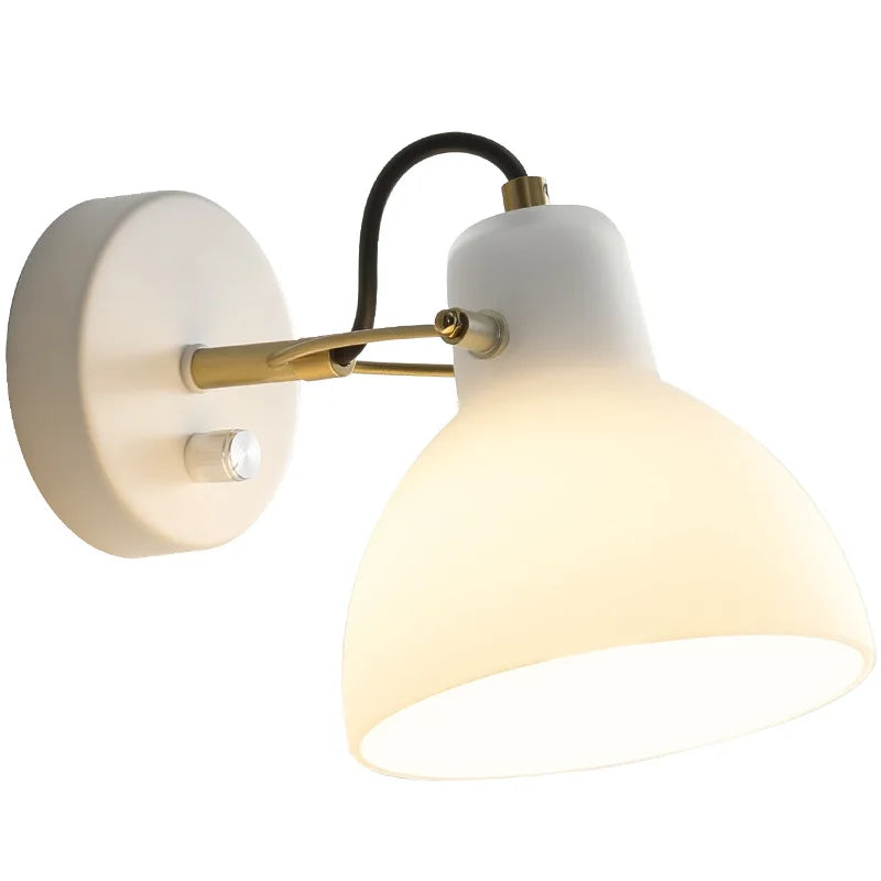 Decorbites™ Japanischer Stil Weißes Glas LED Wandleuchte Verstellbare Beleuchtung