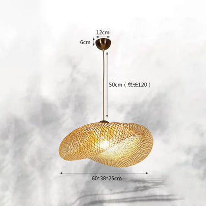 Decorbites™ Bambus-Leuchter: Handgefertigte LED-Hängeleuchte für Wohn- und Esszimmer.withOpacity