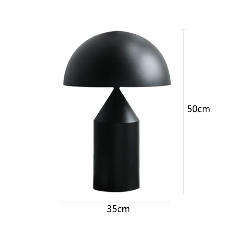 Gold Iron Mushroom Lamp