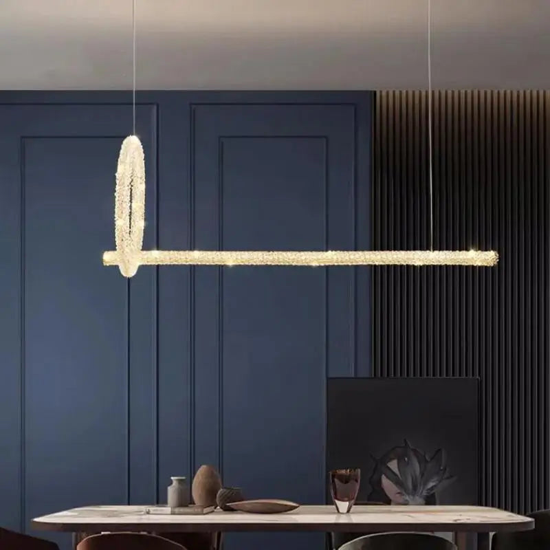 Decorbites™ Kristall-Hängeleuchte: Moderne dimmbare Kronleuchter für luxuriöses Wohnzimmer, Esszimmer, Schlafzimmer