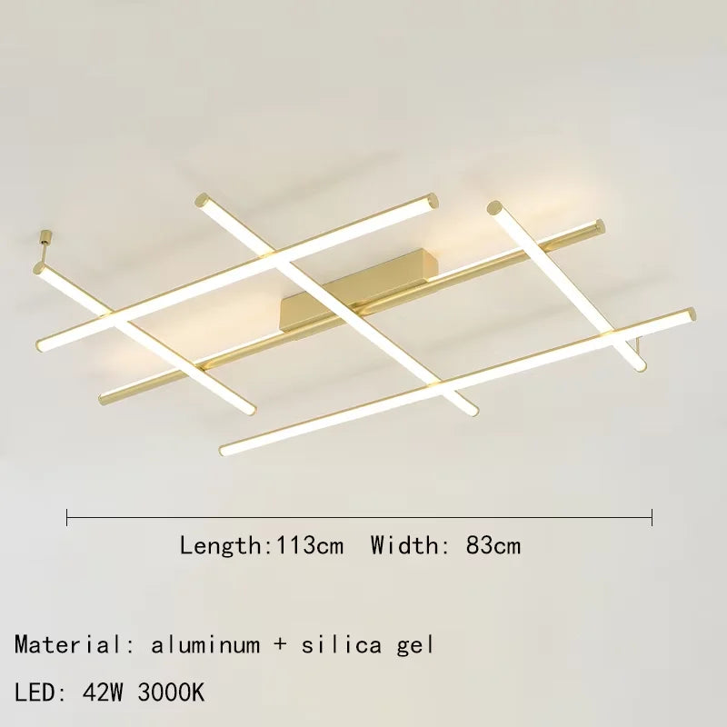 Italian Linear Ceiling Chandelier