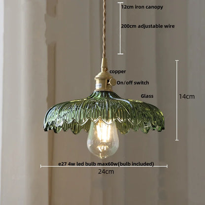 Decorbites™ Grüne Glas-LED-Pendantleuchten | Nordisch Moderne Küchen-Hängeleuchtenarmaturen