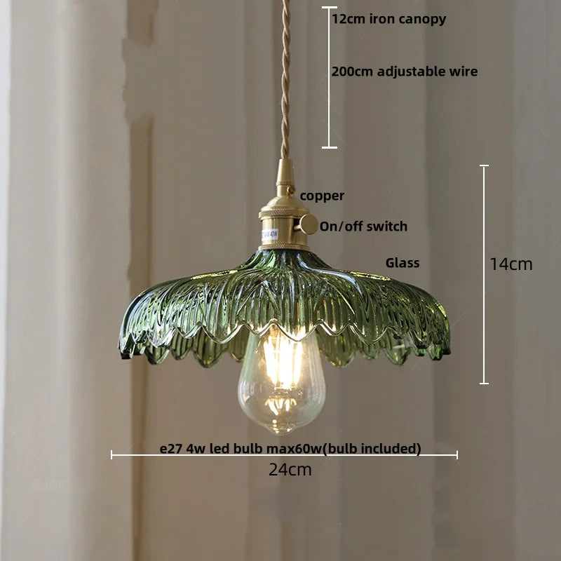 Green Nordic Pendant Light Scandinavian Kitchen