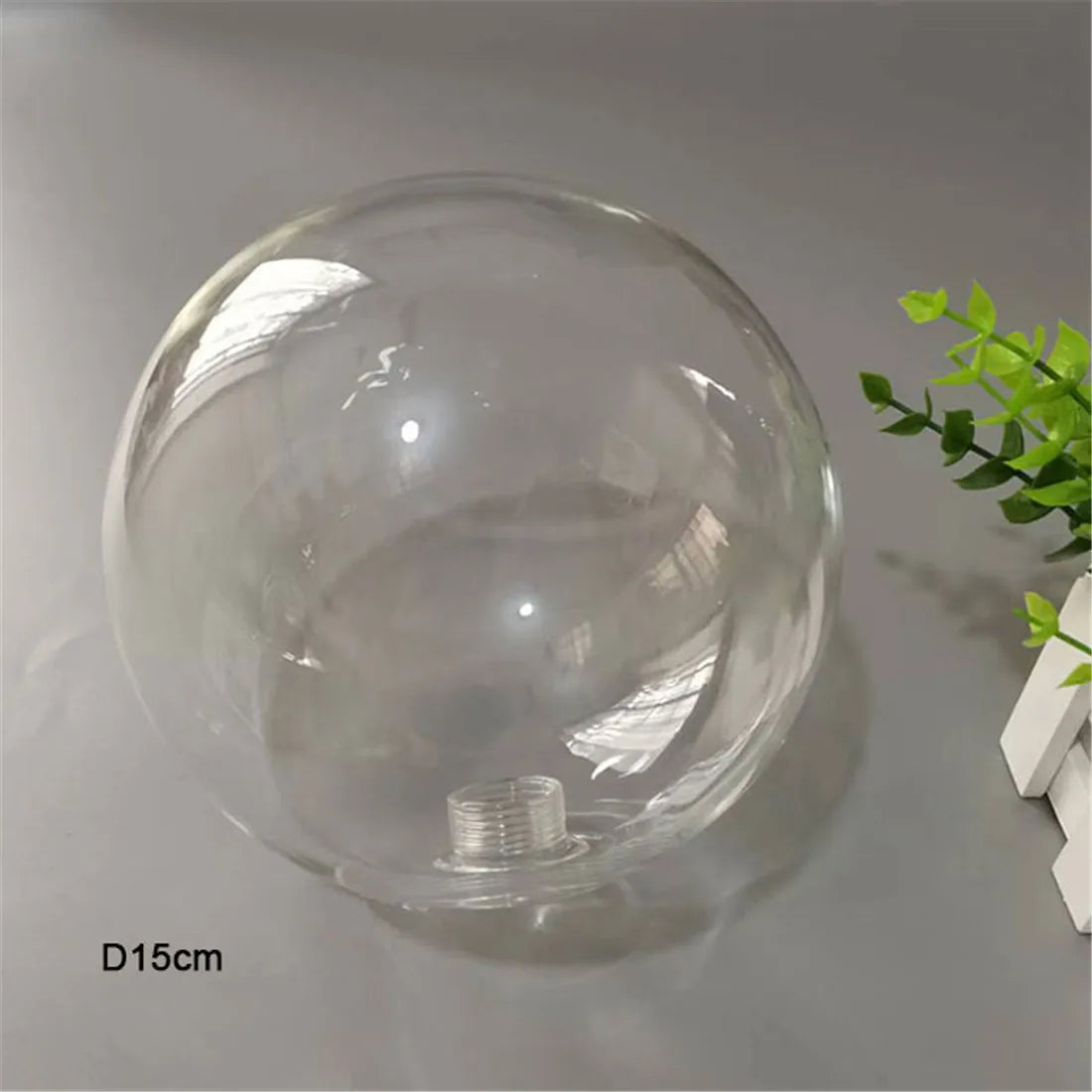 Decorbites™ Klar-Glas-Pendent-Lampenschirm mit 2,2 cm Gewinde für Kronleuchter & Hängeleuchten