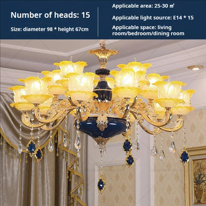 Decorbites™ Elegante Kristall-Leuchter Beleuchtung für Wohnzimmer und Schlafzimmer