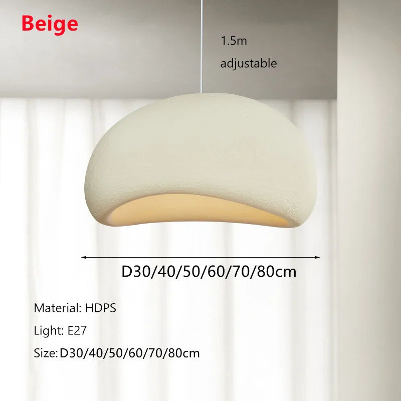 Decorbites™ Handgefertigte Wabi-Sabi LED-Hängeleuchte Moderne Schlafzimmerbeleuchtung Pendellampe