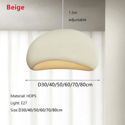 Decorbites™ Handgefertigte Wabi-Sabi LED-Hängeleuchte Moderne Schlafzimmerbeleuchtung Pendellampe