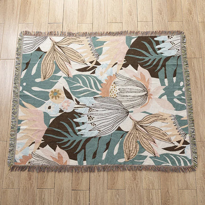 Decorbites™ Gestrickte Gobelin-Sofadecke - Leicht luxuriöse Dekorationsdecke für das Wohnzimmer, Nickerchen-Bettüberwurf, Picknick, Campingmatte