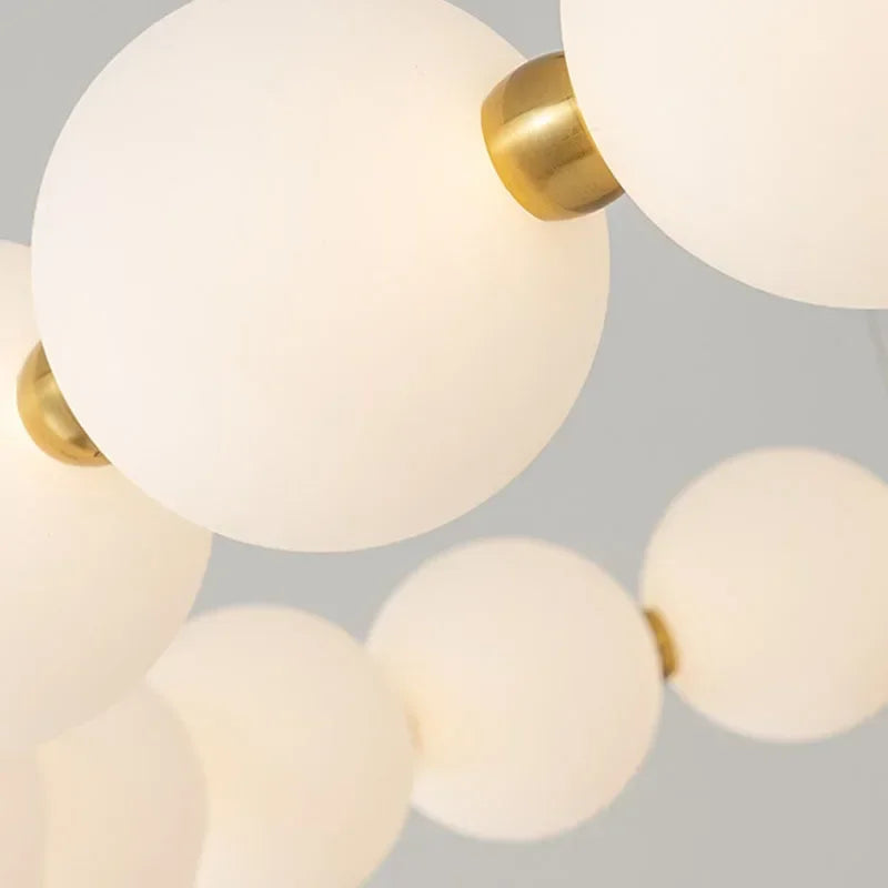 DecorBites™ LED Acrylic Chandelier for Living Room Bedroom Hall Pendant Lamps