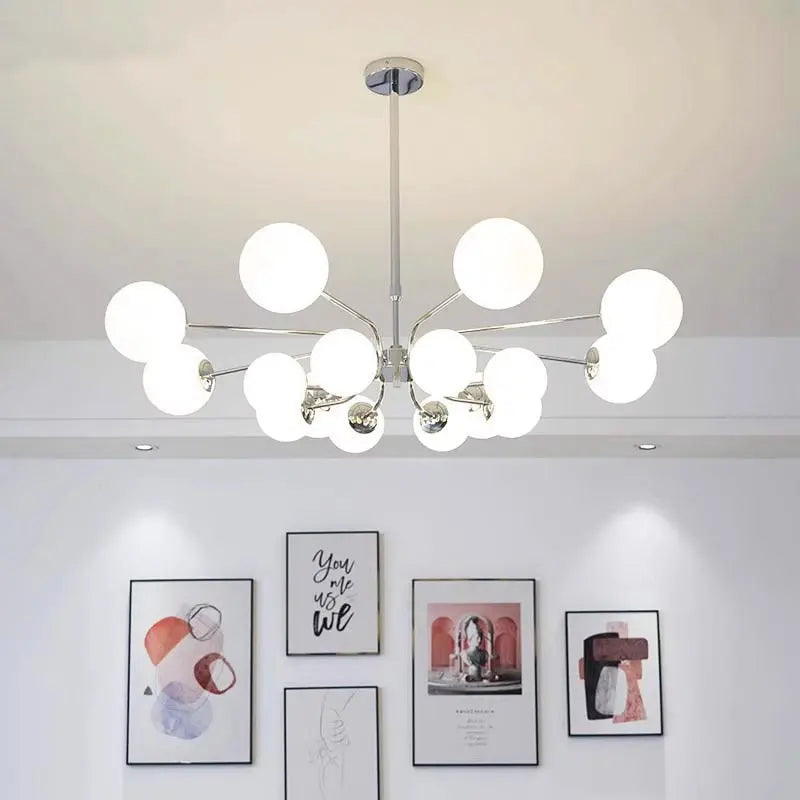 Decorbites™ Glas-Kugeln-LED-Deckenleuchter für modernes Wohnzimmer und Schlafzimmer