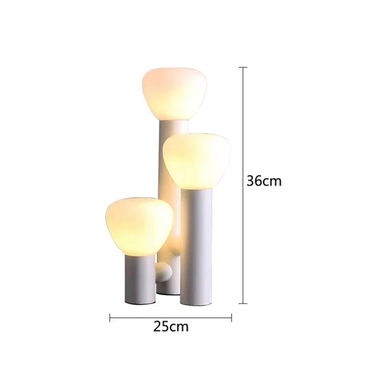 Decorbites™ Glas-Tischleuchte: Nordisches modernes minimalistisches Design für Wohnzimmer, Couchtisch, Schlafzimmer