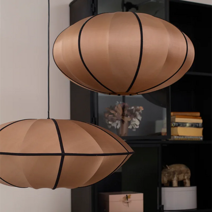 Decorbites™ Dänische Pendelleuchte Minimalistische Laterne UFO-Lampenschirm Rustikaler Stofflampenschirm