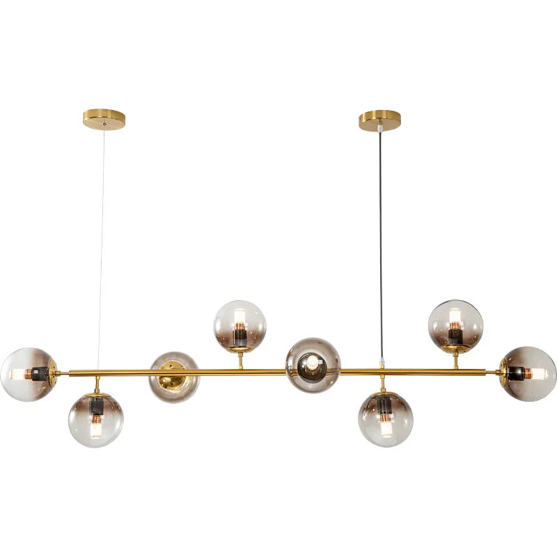 DecorBites™ Glass Ball Pendant Chandelier: Modern Nordic Art Ceiling Lighting for Dining Room & LOFT