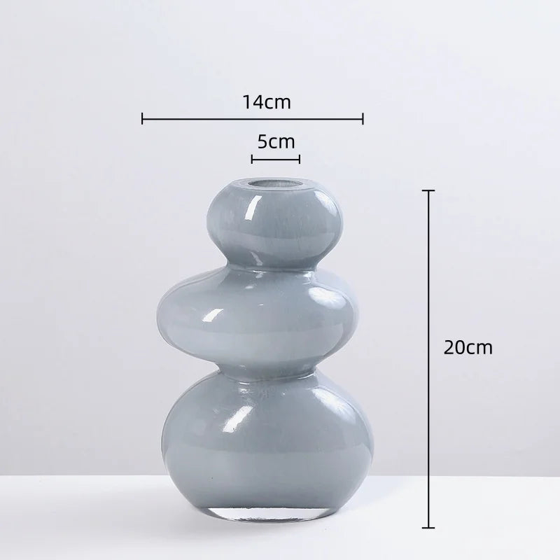 Decorbites™ Geometrische Glasvasen Stapelbares Terrarium Wohnungsdekoration Blumenarrangement Halter