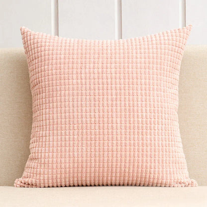 Decorbites™ Kordflanell Maiskorn-Muster Kissenbezug Einheitsfarbe Dekokissen-Hülle 40/45/50/55/60 cm