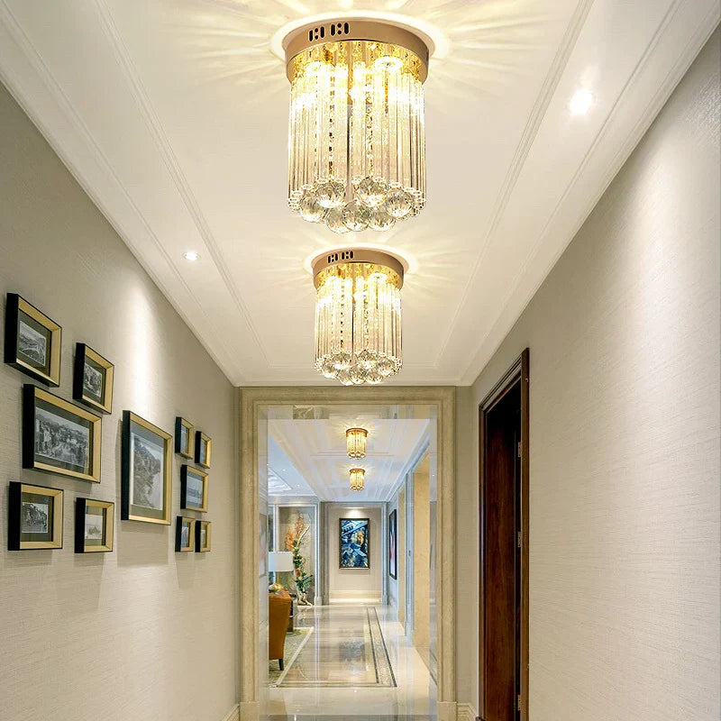 Decorbites™ Elegante Kristall-Deckenleuchte für Eingangsbereich, Treppenhaus und Flur