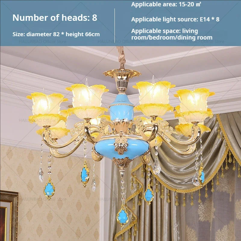 Decorbites™ Elegante Kristall-Leuchter Beleuchtung für Wohnzimmer und Schlafzimmer