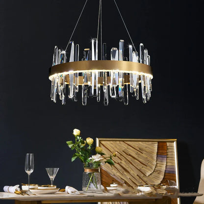 Decorbites™ K9-Luxus-Hängeleuchter, LED-Innenbeleuchtung für Küche, Wohnzimmer, Schlafzimmer