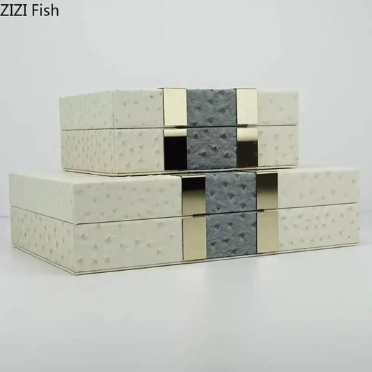 Decorbites™ Leder-Schmuckboxen Holz-Kosmetikdosen Schmuckaufbewahrungsdose