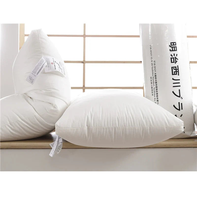 Decorbites™ Baumwoll-Rechteck-Nackenkissen - Hotelqualität einfarbig für Zuhause