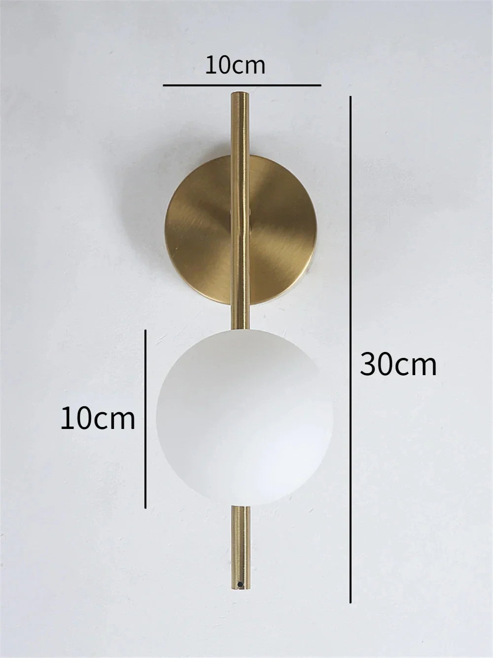 Decorbites™ Glasball-LED-Wandleuchte: Moderne Innenleuchte für Schlafzimmer und Heimdekoration