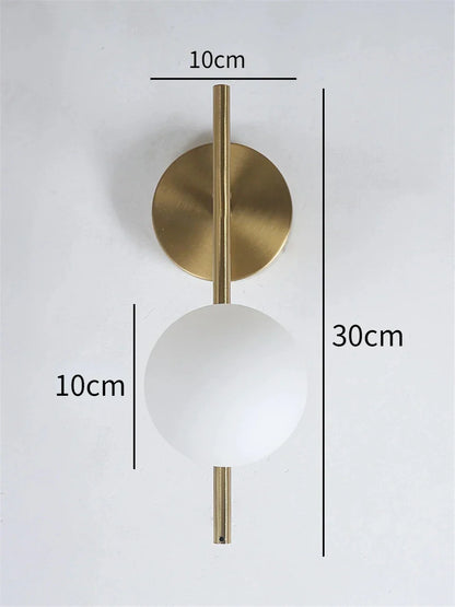 Decorbites™ Glasball-LED-Wandleuchte: Moderne Innenleuchte für Schlafzimmer und Heimdekoration