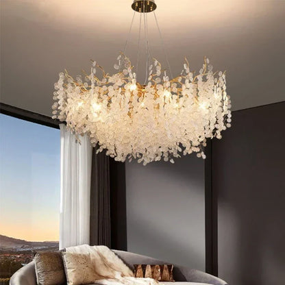 Decorbites™ Goldener Baumzweig-Kronleuchter: Elegante europäische Stil Pendelleuchte für die Einrichtung zu Hause