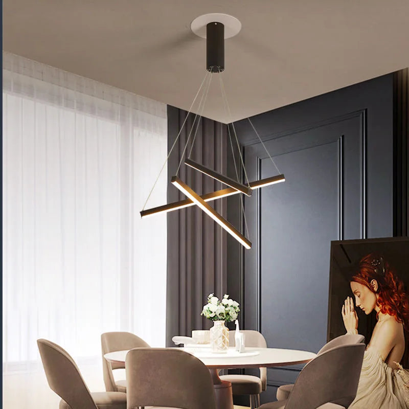 LED Stair Hall Chandelier