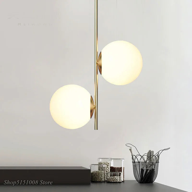 Decorbites™ Glasball-LED-Hängeleuchte für moderne Wohnräume