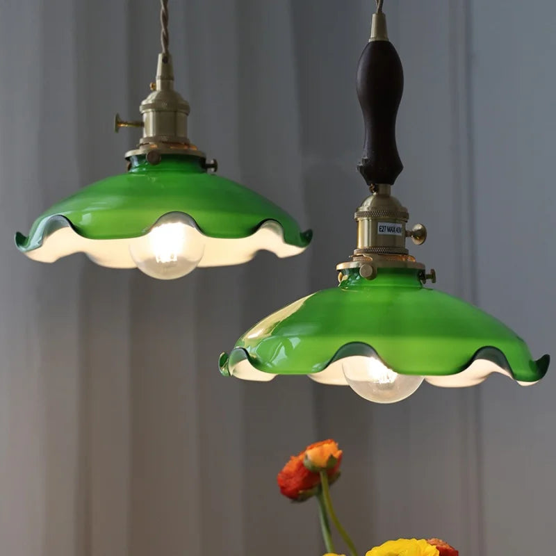 Decorbites™ Grünes Glas Verstellbares LED-Pendantleuchte - Moderne Nordische Hängelampe