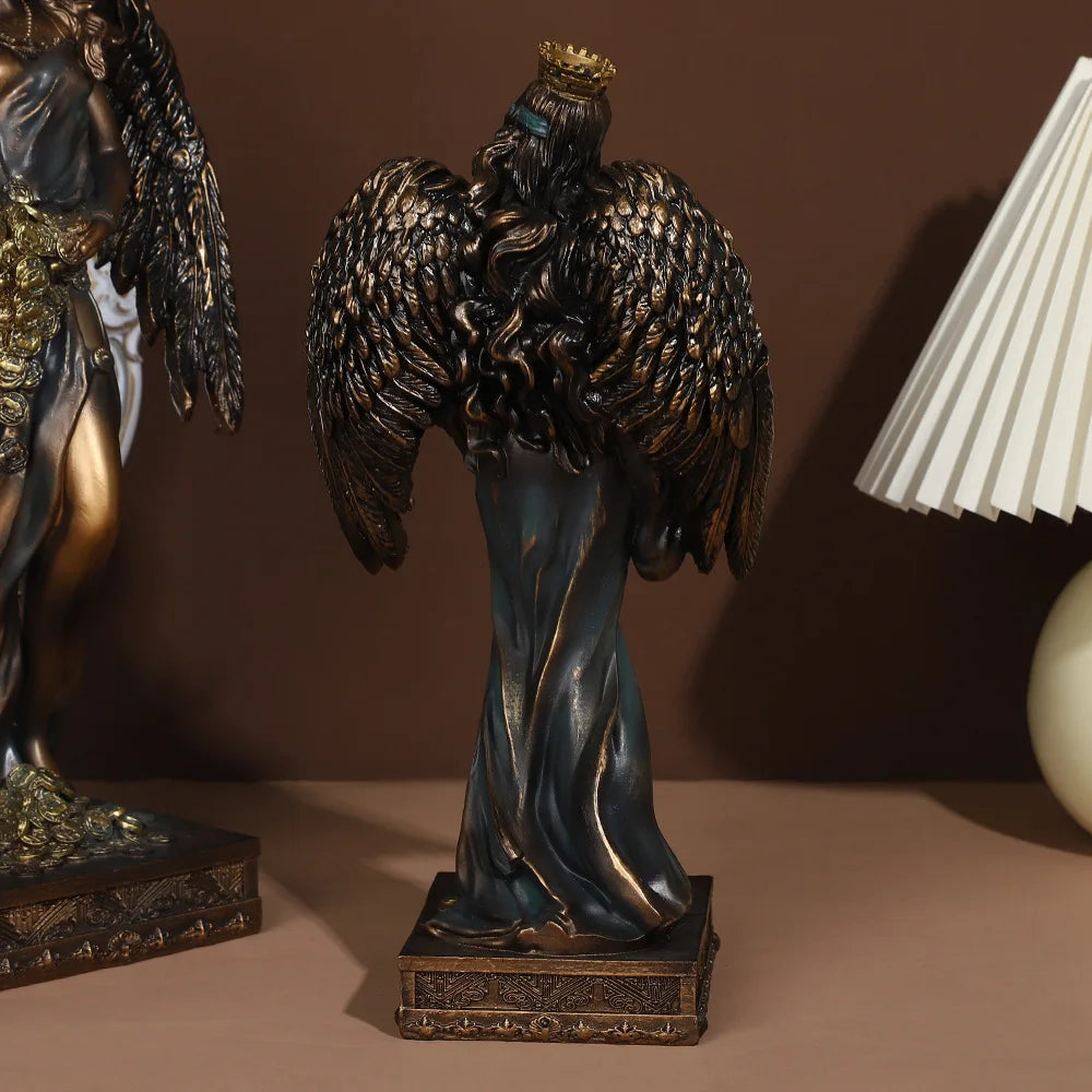 Decorbites™ Griechische Göttin Glücksfigur - Wohlstandsskulptur für Zuhause und Büro Dekoration Geschenk
