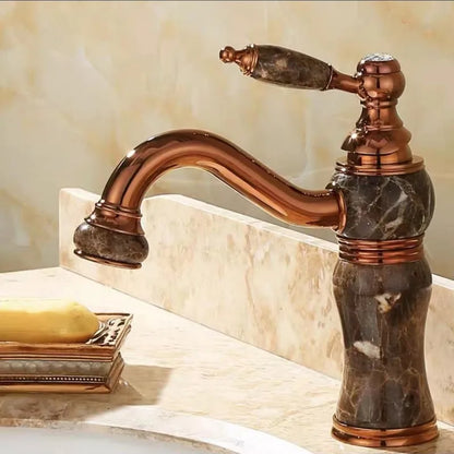 Brass Waterfall Bathroom Faucet 360 Rotate