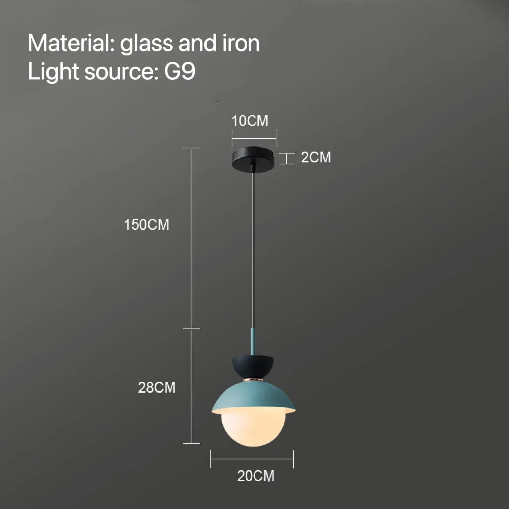Decorbites™ Glas-Kugelleuchte: Moderne nordische Leuchte für die Einrichtung zu Hause, Küche, Esszimmer, Schlafzimmer