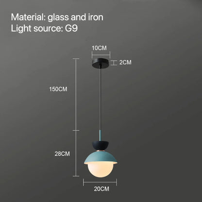 Decorbites™ Glas-Kugelleuchte: Moderne nordische Leuchte für die Einrichtung zu Hause, Küche, Esszimmer, Schlafzimmer