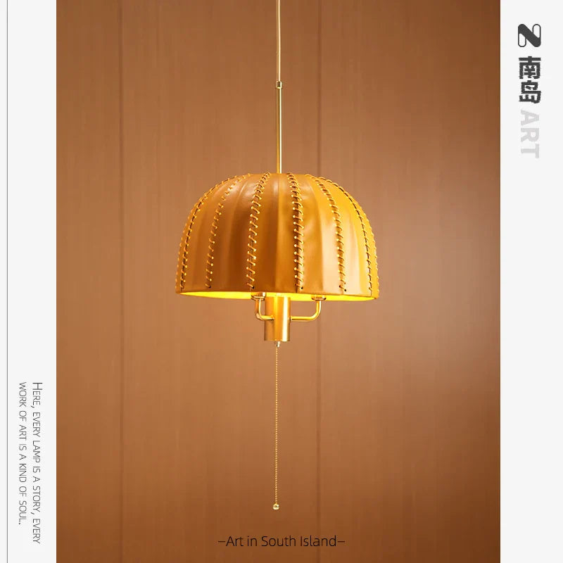 Leather European Pendant Light