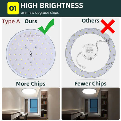 DecorBites™ LED Ceiling Chandelier Panel Light for Home Decor Lighting