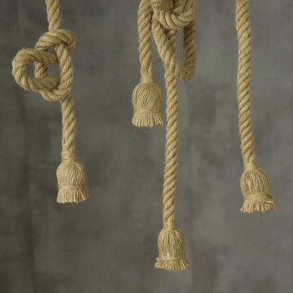 Decorbites™ Hanfseil-Hängeleuchten Retro-Loft-Industrie-Stil Hängelampe für Wohnzimmer Heimdekoration