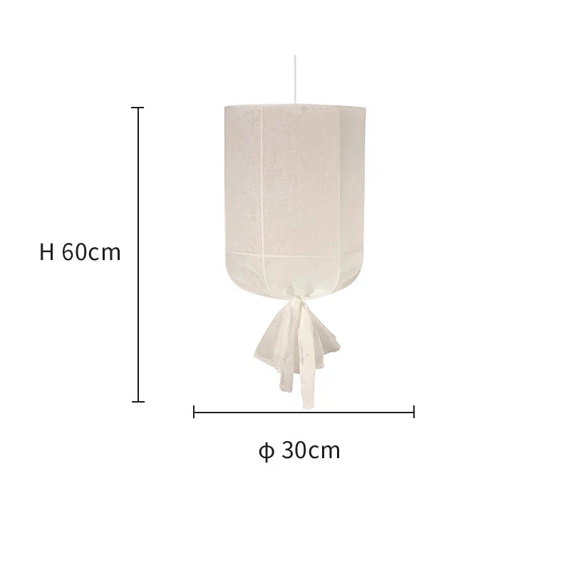 Linen Boho Pendant Light