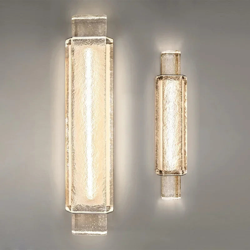 Decorbites™ Kristallglas Blasen Wandlampen - Goldfarbene LED montierte Schlafzimmer Wandlampen