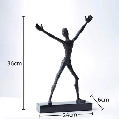 DecorBites™ Abstract Lovers Sculpture Desk Ornament Home Decor Aesthetic Figure