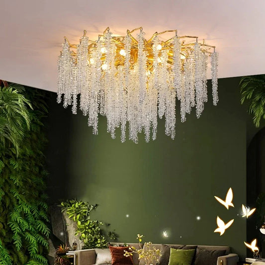 Decorbites™ Kristall-Quasten-LED-Kronleuchter für luxuriöse Wohnraumdekoration