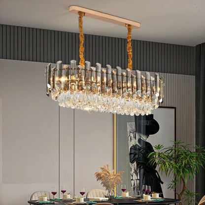Decorbites™ K9-Kristall-Leuchter für moderne Innenraumbeleuchtung im Wohnzimmer, hängende Leuchte