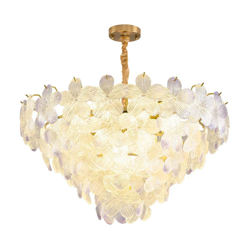 Decorbites™ Glas Blume Prinzessin Zimmer LichtLux Postmodern Französisch Creme Wind Lampe