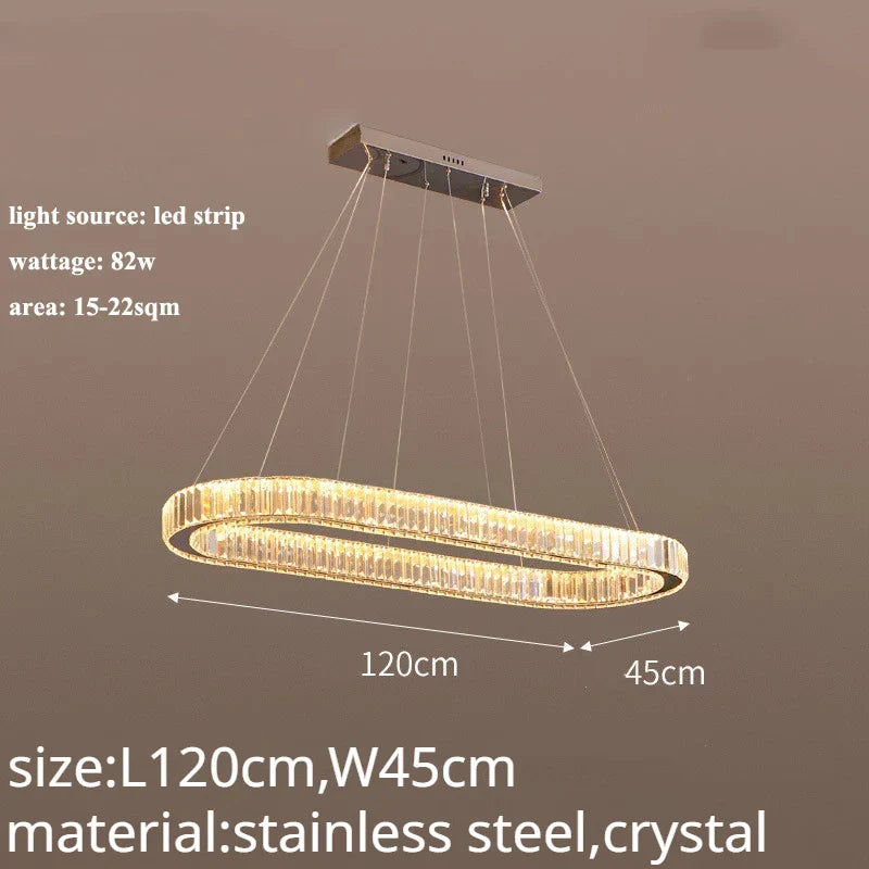 Decorbites™ Crystal-LED-Kronleuchter: Moderne Luxusbeleuchtung für Wohn- und Esszimmer