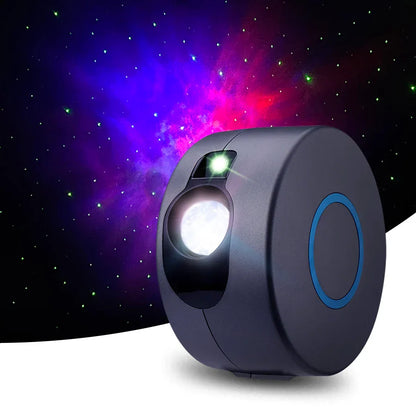 DecorBites™ Dynamic Galaxy Star Projector Light for Bedroom Games Room Party