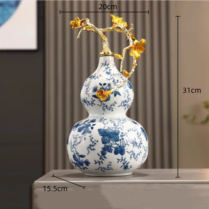 Decorbites™ Kürbis-Ornament Keramik-Handwerk Hausdekor-Zubehör
