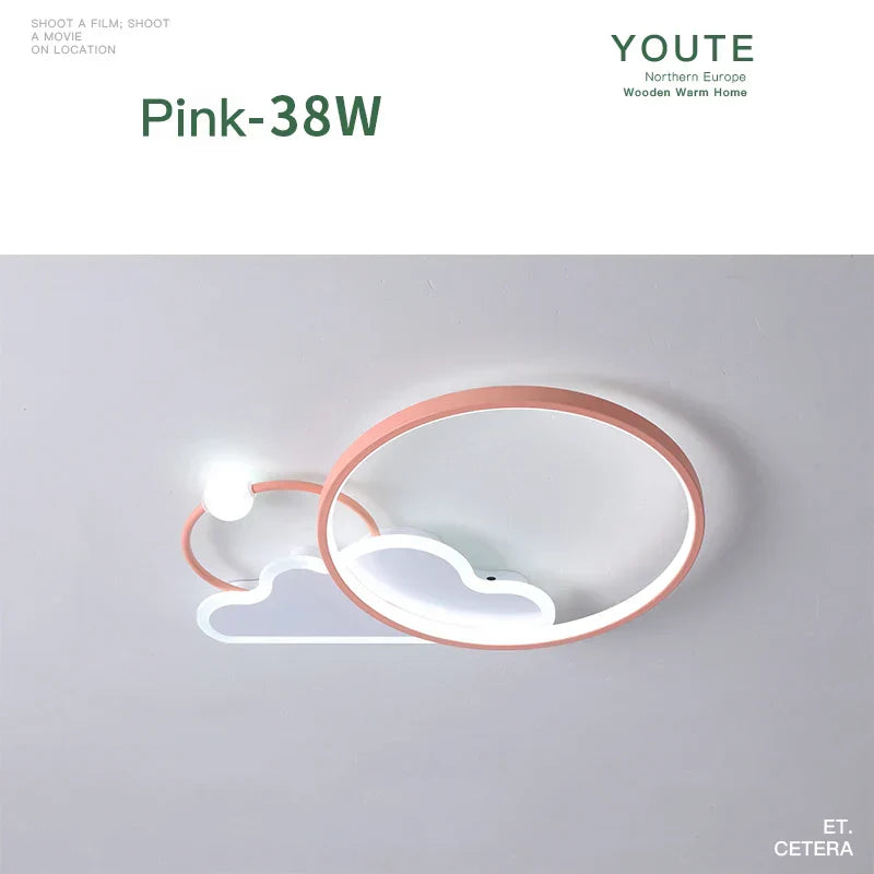 Decorbites™ Kinder-LED-Deckenleuchte: Moderner Kinderzimmer-Kronleuchter für das Schlafzimmer, smarte Cartoon-Lampe